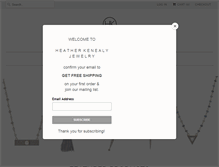 Tablet Screenshot of heatherkenealyjewelry.com